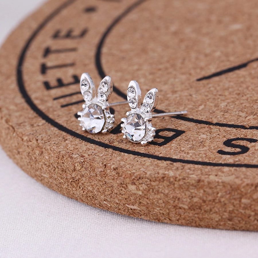 Pendientes de aleación con revestimiento de perlas geométricas de moda