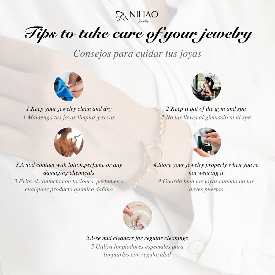 Tobillera Corazón Acero inoxidable 304 Acero titanio Chapado en oro de 18K Chapado en oro rosa Sin incrustaciones