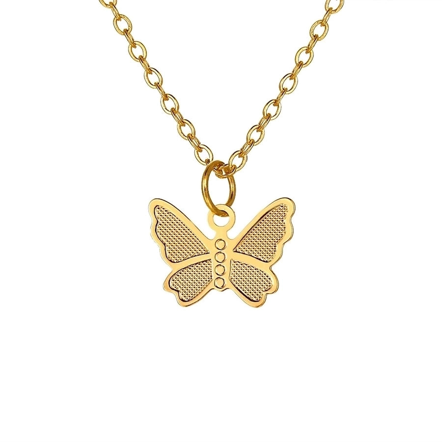 Collar cadena clavícula creativo colgante mariposa retro aleación simple