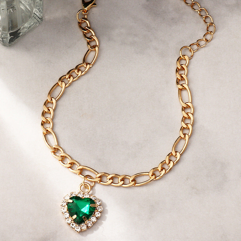 Pulsera de amor  llena de diamantes circón simple de moda